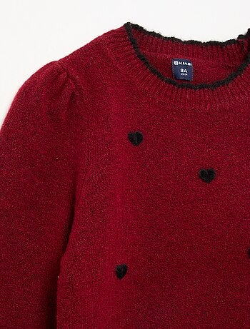 Camisola com 'Corações' à frente