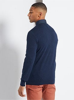 Camisola com decote em V de conceção ecológica - Kiabi