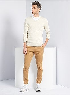 Camisola com decote em V de conceção ecológica - Kiabi