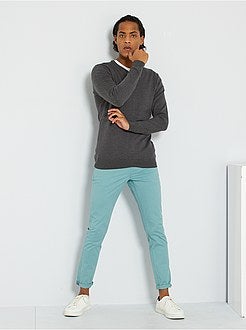 Camisola com decote em V de conceção ecológica - Kiabi