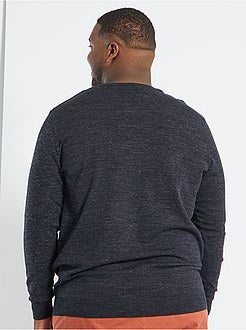 Camisola com decote em V de conceção ecológica - Kiabi