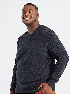 Camisola com decote em V de conceção ecológica - Kiabi