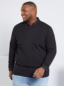 Camisola com decote em V de conceção ecológica - Kiabi