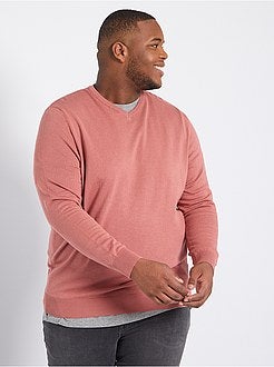 Camisola com decote em V de conceção ecológica - Kiabi