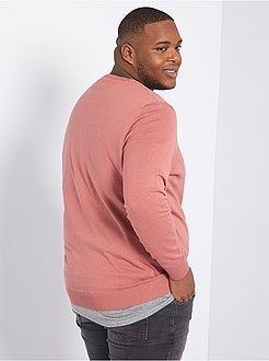 Camisola com decote em V de conceção ecológica - Kiabi