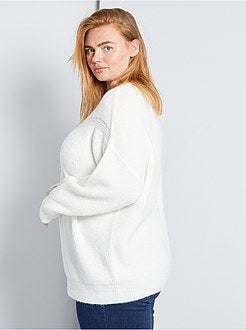 Camisola com detalhe ajurado - Kiabi