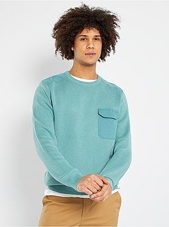 Camisola com detalhes em sarja - Kiabi