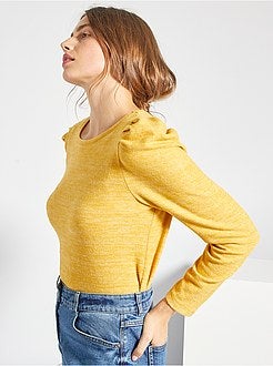 Camisola com efeito polar - Kiabi