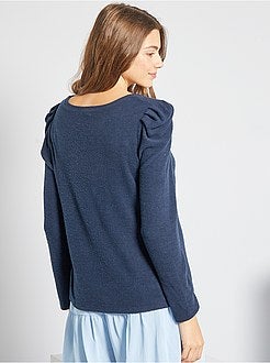 Camisola com efeito polar - Kiabi