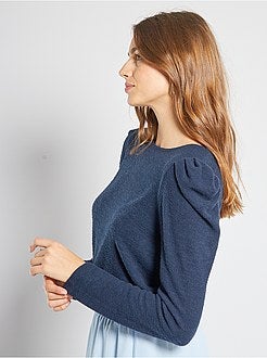 Camisola com efeito polar - Kiabi