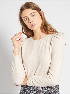 Camisola com efeito polar - Kiabi