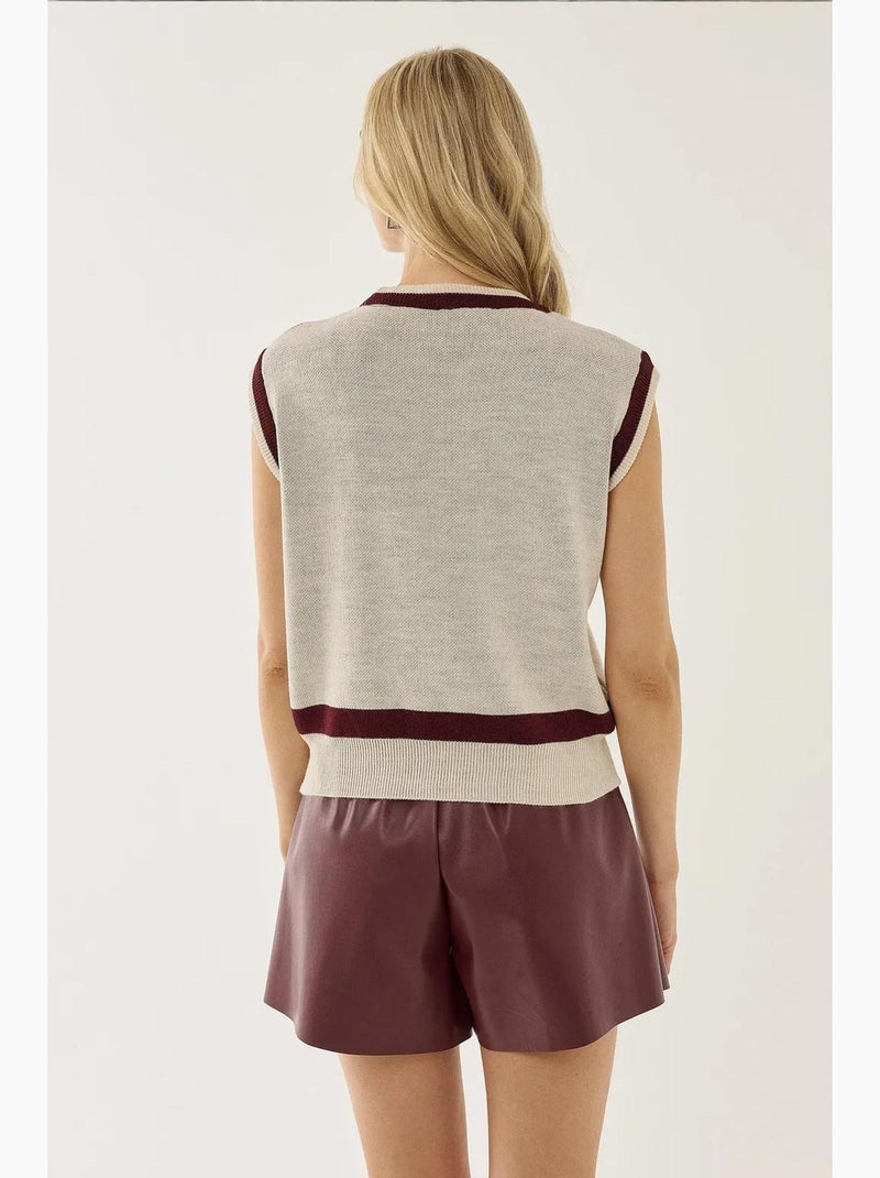 Camisola com estampa de cereja hiccup Bege natural - Kiabi