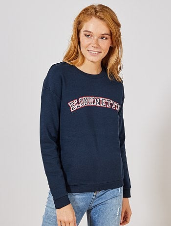 Camisola com estampado à frente - Kiabi