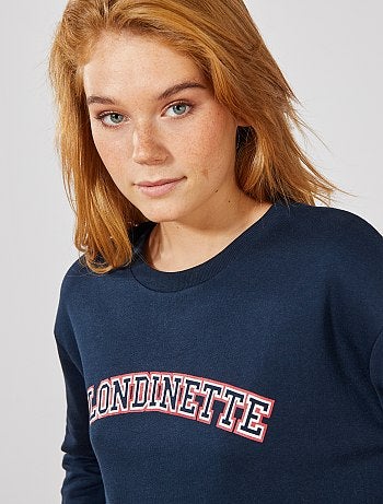 Camisola com estampado à frente - Kiabi