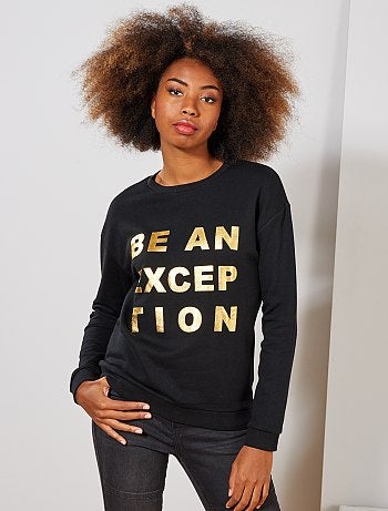 Camisola com estampado à frente - Kiabi