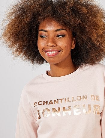 Camisola com estampado à frente - Kiabi