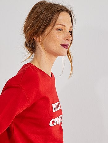 Camisola com estampado à frente - Kiabi