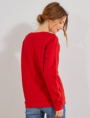 Camisola com estampado à frente - Kiabi