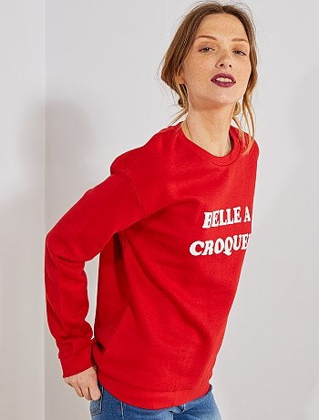 Camisola com estampado à frente - Kiabi