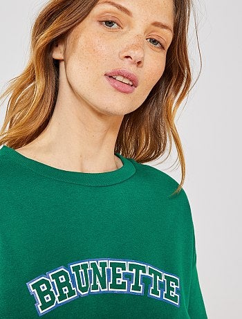 Camisola com estampado à frente - Kiabi