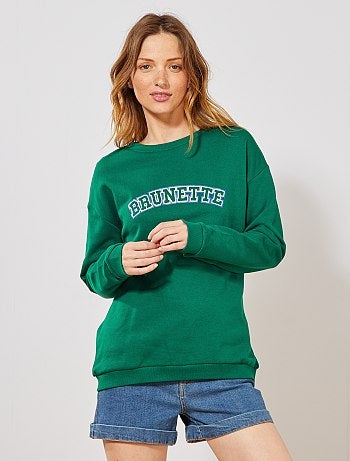 Camisola com estampado à frente - Kiabi