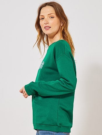 Camisola com estampado à frente - Kiabi