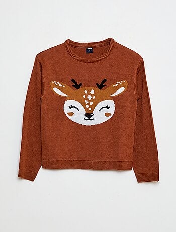 Camisola com estampado 'Cervo'