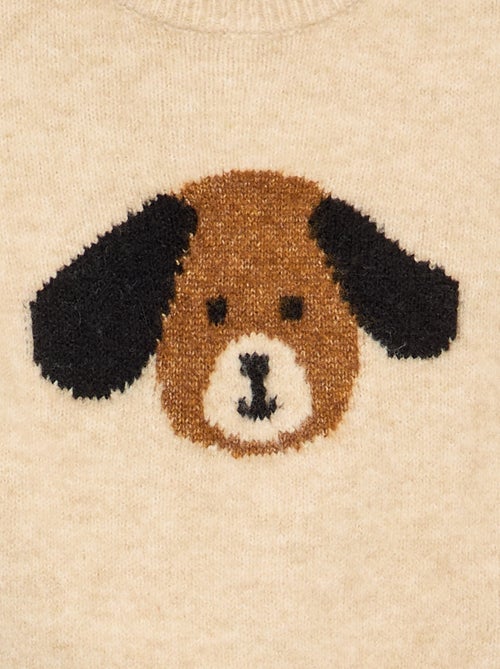 Camisola com estampado de cão - Kiabi