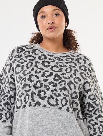 Camisola com estampado de leopardo 'Only Carmakoma'