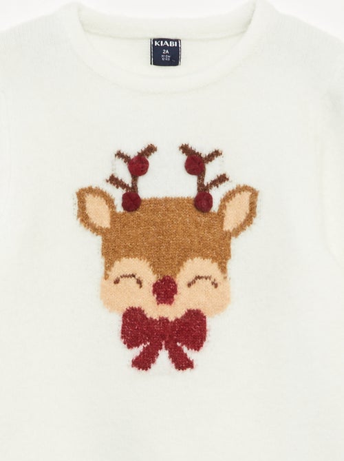 Camisola com estampado de Natal - Kiabi