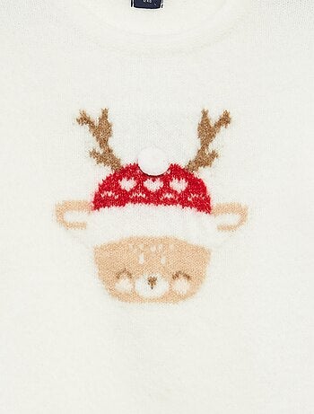 Camisola com estampado de Natal