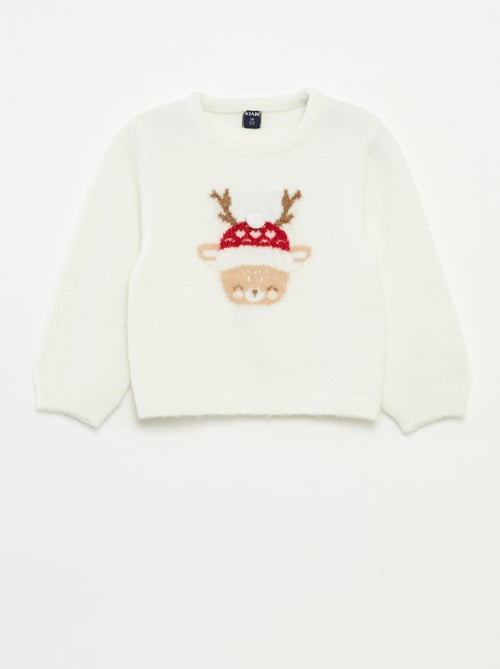 Camisola com estampado de Natal - Kiabi