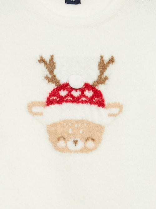 Camisola com estampado de Natal - Kiabi