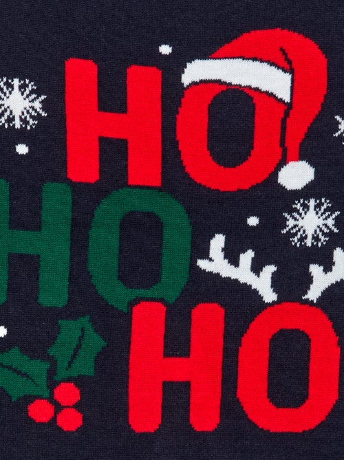 Camisola com estampado de 'Natal' com gola redonda - Kiabi