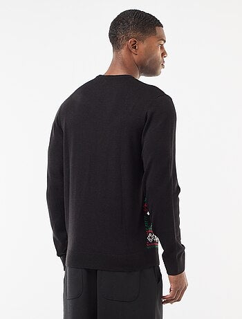 Camisola com estampado de Natal