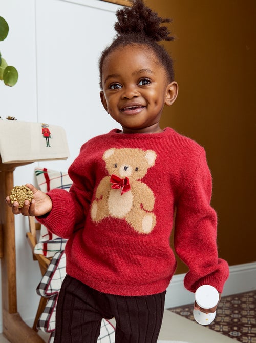 Camisola com estampado de Natal - Kiabi