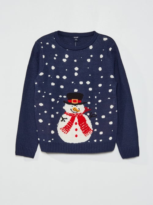 Camisola com estampado 'Natal' - Kiabi