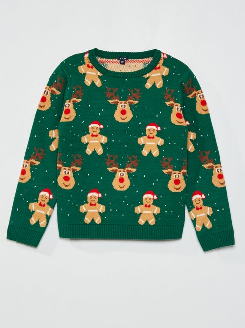 Camisola com estampado 'Natal' - Kiabi