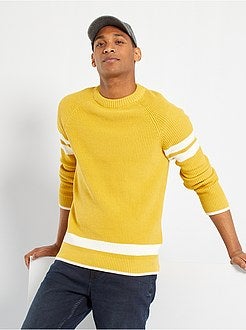 Camisola com faixas contrastadas - Kiabi