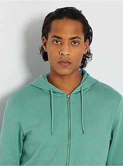 Camisola com fecho de conceção ecológica - Kiabi