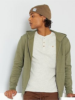 Camisola com fecho de conceção ecológica - Kiabi