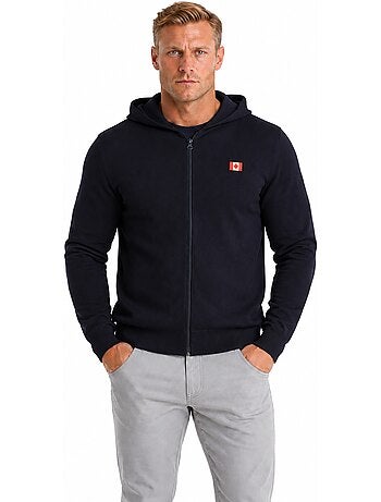 Camisola com fecho e capuz felinoodeak – canadian peak