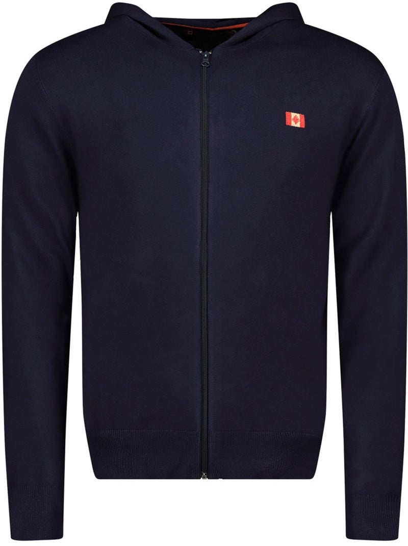 Camisola com fecho e capuz felinoodeak – canadian peak Azul-marinho - Kiabi