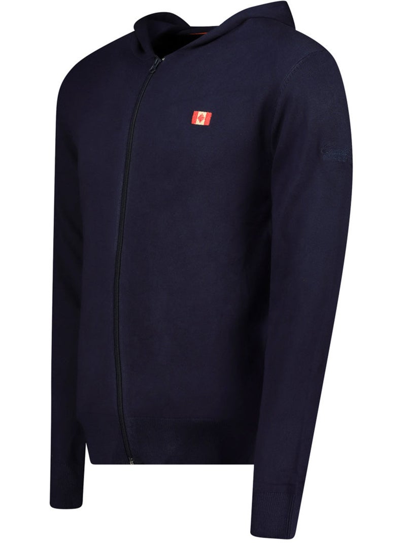 Camisola com fecho e capuz felinoodeak – canadian peak Azul-marinho - Kiabi