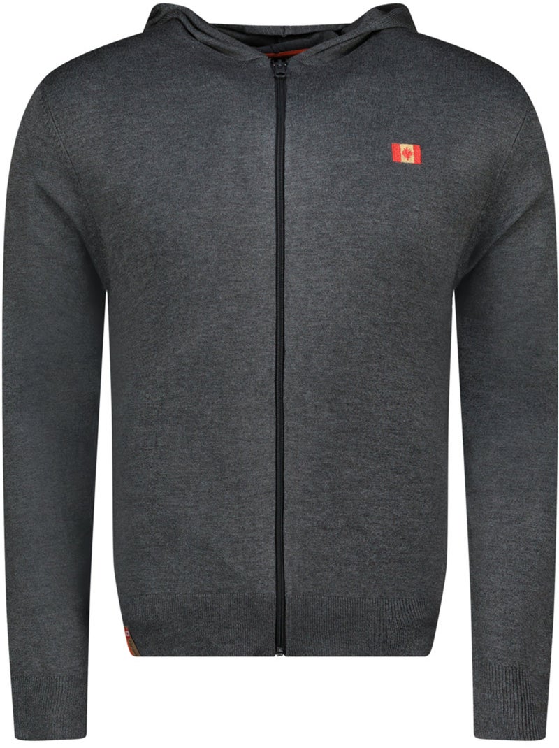Camisola com fecho e capuz felinoodeak – canadian peak Cinza escuro - Kiabi
