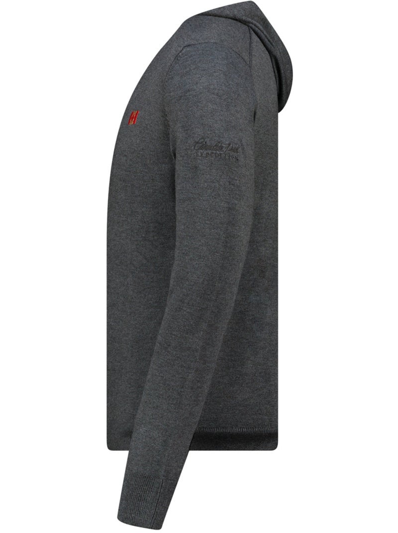Camisola com fecho e capuz felinoodeak – canadian peak Cinza escuro - Kiabi