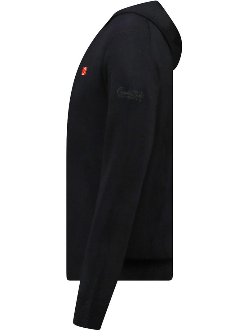 Camisola com fecho e capuz felinoodeak – canadian peak Preto - Kiabi