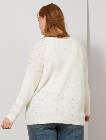 Camisola com gola 2 em 1 - Kiabi