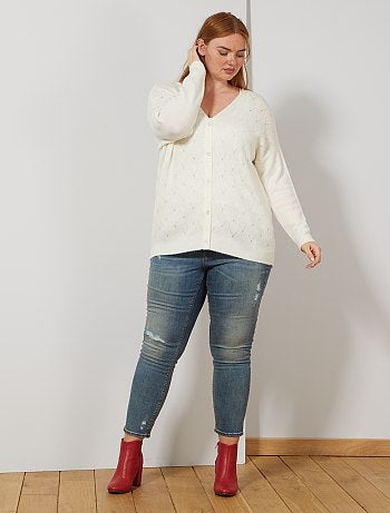 Camisola com gola 2 em 1 - Kiabi