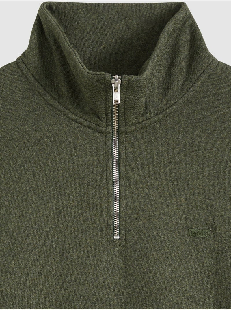 Camisola com gola alta e fecho - levi's Verde - Kiabi